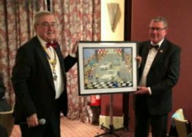 presentation to Graham Peakey